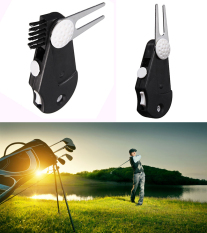 5 In 1 Golf Multi-Fungsi Sikat Bola Kit Skor Counter Pembersih Groove