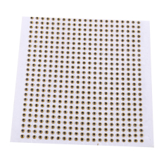 500 X Dukungan Perekat 3D Umpan Pancing Mata Alat Yang Berguna untuk Membuat Umpan (Golden, 5mm) -Intl