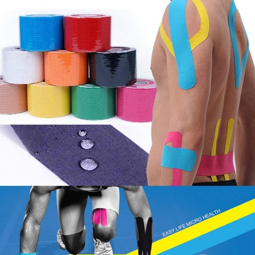 5 Cm X 5 M Kinesiologi Olahraga Tape Kinesio Roll Cotton Elasticadhesive Muscle Bandage Strain Cedera Dukungan Otot Stiker (biru Navy) -Intl 5 Cm X 5 M Kinesiologi Olahraga Tape Kinesio Roll Cotton Elasticadhesive Muscle Bandage Strain Cedera Dukungan Otot Stiker (biru Navy) -Intl