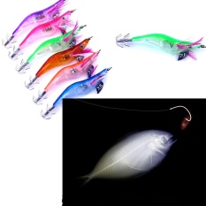 6 PC LED Lampu Elektronik Udang Ikal Umpan Cumi-cumi Umpan Pikat Ikan Bass Ikan Peralatan-Intl
