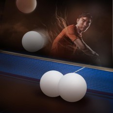 6 Pcs 40mm Putih/Orange Ping Pong Ball Bola Tenis Meja untuk Stadion Training (Putih) -Intl