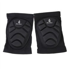 Ankle Engkel Weighted Bands Pasir WOLFBIKE Unisex Pria Wanita Bersepeda Ski Kiper Sepak Bola Voli Olahraga Ekstrim Bantalan Lutut Pelindung Lutut Kiper-ukuran XL (hitam) -Internasional