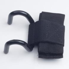 Dapat Disesuaikan Kuat Besi Kait Genggaman Tali, weight Lifting Tarik-Hingga Strength Latihan Gimnasium Kebugaran Hitam Pergelangan Tangan Penyangga Angkat Straps Warna: Hitam Keterangan: Lebar 8 Cm