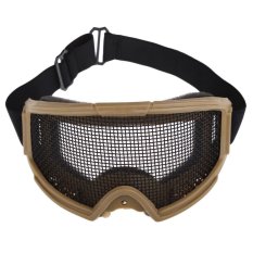 Airsoft Taktis Metal Mesh Mata Perlindungan Goggle Kacamata Kacamata