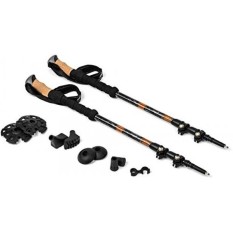 Aluminium Kunci Cepat Tiang Trekking dengan Cork Grip-Intl