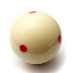 Audew 6 merah polkadot praktek pelatihan Billiard meja Snooker bola kolam renang isyarat Diameter 57 mm baru - International