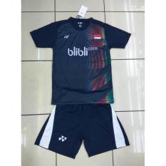 Baju Kaos Setelan Badminton Dewasa Yonex Y.25 Navy
