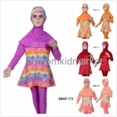 Baju Renang Anak Muslim Muslimah Ukuran 6 Dan 7 Tahun Sulbi Sbap - Ecac66