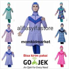 Baju Renang Anak Sd Muslim Muslimah Cewek Ml-Tg (Umur 5 Sd 10 Tahun) - 97Ddce