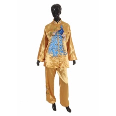 Baju Tai Chi Proteam Merak Biru-Emas