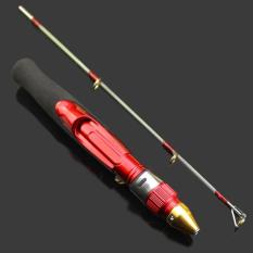 Belle Memancing Udang Rod Joran Pancing Es Musim Dingin Tiang Mini Joran Teleskopik untuk Udang Merah & Clear