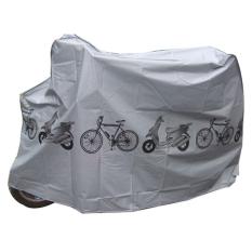 Bike Cover Menolak Air Senja Hujan untuk Sepeda Gunung Motor Motorcar Electric Mobile Warna: Abu-abu Spesifikasi: 210*100 Cm