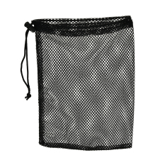 Hitam Golf Lapangan 48 Bola Tercatat Pemegang Penyimpanan Tas Jaring Nilon Mesh