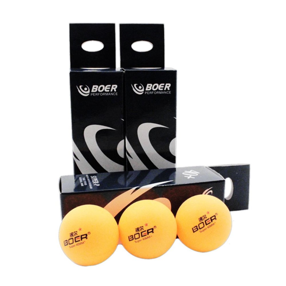 BOER Profesional 40mm Putih Kuning Bola Tenis Meja untuk Ping Pong 3 Pcs Set dengan Kotak Ritel Ping Pong Bola untuk Rekreasi dan Match-Intl BOER Profesional 40mm Putih Kuning Bola Tenis Meja untuk Ping Pong 3 Pcs Set dengan Kotak Ritel Ping Pong Bola untuk Rekreasi dan Match-Intl