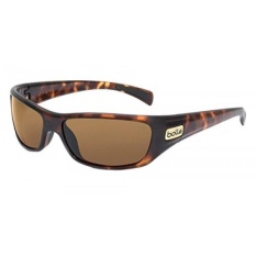 Bolle Womens Sport Copperhead Sunglasses (Dark Tortoise, Polarized)-Intl
