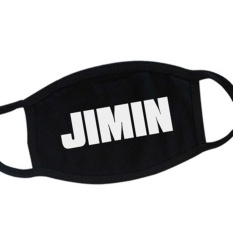 BTS Bangtan Boys Nama Anggota Album Kpop Anti-Mouth-muffle Katun Debu Masker Wajah (JIMIN) -Intl
