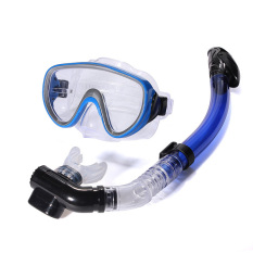 Channy PVC Renang Scuba Anti Kabut Kacamata Selam Masker Snorkel Set With Jasa