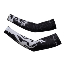 CHEJI Unisex Lengan Warmers Bersepeda Outdoor ARM Cover Eragon Style (Hitam)