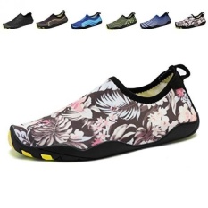 CIOR Pria Wanita Kids Barefoot Cepat-Kering Air Sepatu Olahraga Olahraga With14 Lubang Drainase untuk Berenang. Berjalan. Yoga. Danau. Pantai. Garden. Park. Berkendara. Syy04.flora. 38-Intl