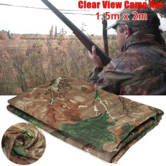 Clear View Camo Army Bersih Sembunyikan Jaring Pigeon Cover Hunting Shooting Woodland Baru (1.5 M * 2 M) -Intl