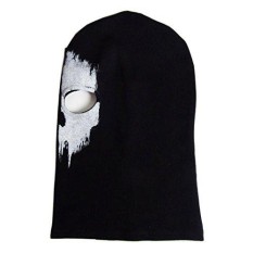 Coofit Call Of Duty 10 Ghosts Logan Misi Terakhir Balaclava Full Face Mask Skull (09)-Intl