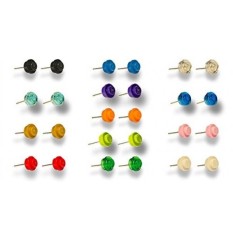 Kustom Lego Stud Anting-Anting-13 Pair Mega Bungkus-Internasional