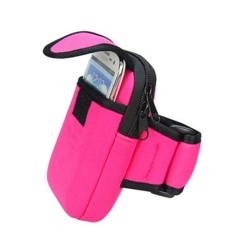 Bersepeda Olahraga Menjalankan Cell Phone Arm Band Bag Pergelangan Tangan Pouch Key Paket Rose-Intl
