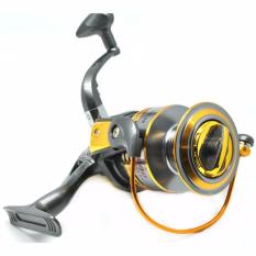 Debao Alat Gulungan Pancing DB6000A Metal Fishing Spinning Reel 10 Ball Bearing Reel Pancing Ikan Laut Sungai Fish Bahan Metal Aluminium Anti Karat Stainless Steel Gear Berkualitas for Rivers Tarikan Kuat - Gold