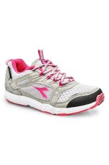Diadora Lunar 2 Sepatu Lari Wanita - Abu-Abu/Pink
