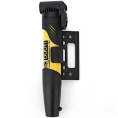 DUCATI Mini Portable Sepeda Tekanan Tangan Inflator Ban Pompa dengan Bracket (Kuning)-Intl-Intl