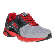 Eagle Supersonic Sepatu Lari Pria - Abu-Merah