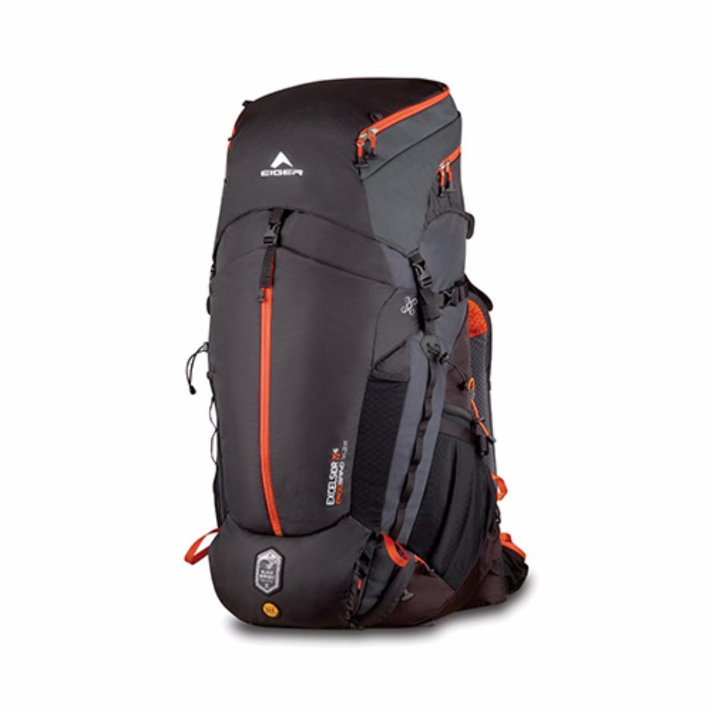 Eiger Tas Gunung Pria Excelsior 75+15L Borneo - Hitam Orange