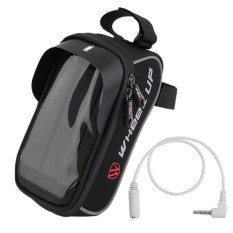 ERA Tahan Air Praktis Sepeda Depan Keranjang Beban Bingkai Tabung Handlebar Bag Pouch untuk Bersepeda Mengemudi Motor Outdoor Aksesoris Hitam- INTL