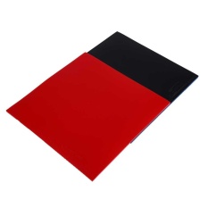 Hebat 2 Pcs Raket Tenis Meja Pips Di Raquette Spons Karet Merah/Hitam Kualitas-Intl