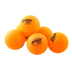 Hebat 6 Pcs 3 Bintang DHS 40mm Olimpiade Tenis Orange Ping Pong Bola Kompetisi Tahan Lama-Intl