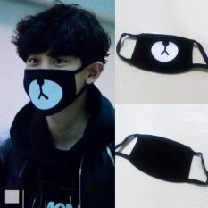 English. Lembut Anti Debu Kapas Musim Dingin Hangat Masker Mulut (hitam) Fang Fang