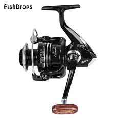 Fishdrops 13BB ONE WAY Clutch Ukuran 5000 Full Metal Spool Spin Fishing Fishing Reel (Bright Black)-Intl