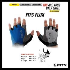 FITS Gloves Flux Sarung tangan Gym Fitnes Berkendara Strap Gym