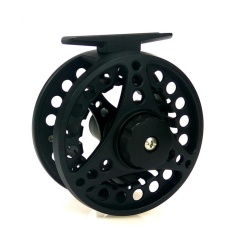 Fly Fishing Reel dengan Diecast Paduan Aluminium Paduan CNC 7/8 Berat (Hitam, Perak)-Intl