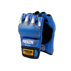 FLY Setengah Jari Bergulat Sandbag Sarung Tinju (Blue, Tiger Paw)-Intl