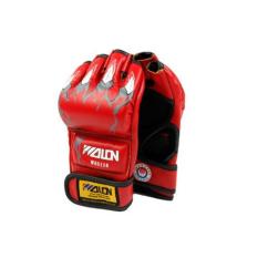 FLY Setengah Jari Bergulat Sandbag Sarung Tinju (Merah, Tigerpaw)-Intl
