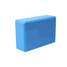 FLY Yoga Blok Busa Bata Peregangan Bantuan Gym Pilates untuk Exercisefitness Sport Tool-Biru-Intl