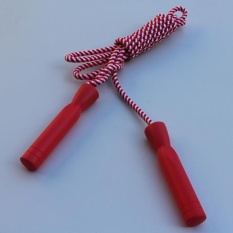 Free shipping skipping rope bold braided rope plastic rope adjustable child kindergarten elementary school single dedicated jump rope轴承编织绳粉色