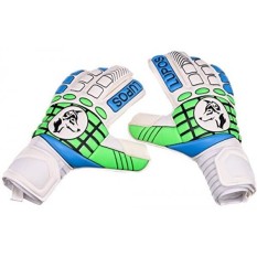 Goalie Gloves Youth dan Anak-anak-LUPOS dengan Finger Save dan Double Padded Backhand untuk Shock Penyerapan. 4mm Giga Grip Bahasa Jerman Lateks Palm dan Double Panjang Tali Pergelangan Tangan. UKURAN 6.-Intl