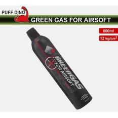 Green Gas 600ml~12KG Gas (Propane Gas, Airsoft Gas, Gun Gas, GBB Gas) khusus untuk wilayah pulau jawa