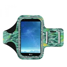 GX Lg K10 2017 Armband, J&Amp;D Spor Armband For Lg K10 (Release In 2017), Lg K20 V, Lg K20 Plus, Lg V5, Lg Grace L59bl, Key Holder Slot, Perfect Earphone Connection While Workout Running - Camouflage - intl