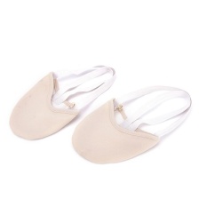 Setengah PU Kulit Satu-satunya Balet Sepatu Tari Pointe Senam Rhythmic Sandal Kulit Kaki Warna Ukuran M-Intl