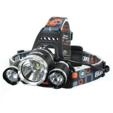 Headlamp Cree XM-L T6 5000 Lumens Lampu Senter Kepala Laut camping Berburu Mancing Super Terang 18650