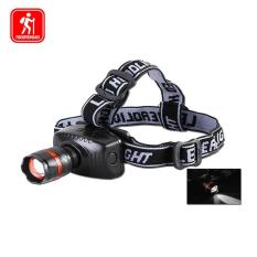 Headlamp Power Zoom Pendaki Naik Gunung Senter Kepala Terang Lampu LED