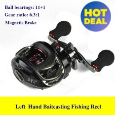 HOT 11+1BB Left Right Hand Baitcasting Fishing Reel 6.3:1 Bait Casting Carp Fishing Wheel With Magnetic Brake Carretilha Pesca X120 - intl
